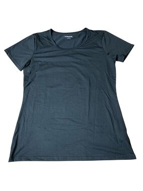 32 Degrees Cool Black Short Sleeve Tee Women’s Size Large Stretch Athletic Top